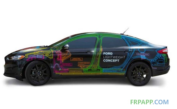 福特輕量化概念車，后窗采用PC樹脂減重35％ 